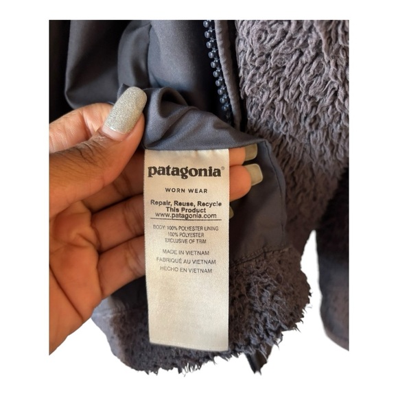 Patagonia Women's Los Gatos Fleece Jacket Grey Size M Style No. 25212 Full Zip - Picture 3 of 13